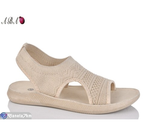 Босоніжки жіночі на літо (8 пар р.36-41) бежевий  "Aba"