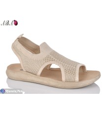 Босоніжки жіночі на літо (8 пар р.36-41) бежевий  "Aba"