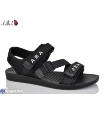 Босоніжки жіночі на літо (8 пар р.36-41) чорний  "Aba"