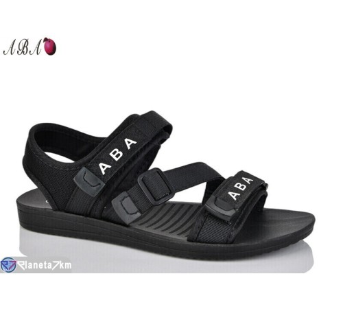 Босоніжки жіночі на літо (8 пар р.36-41) чорний  "Aba"