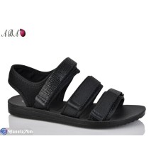 Босоніжки жіночі на літо (8 пар р.36-41) чорний  "Aba"