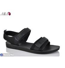 Босоніжки жіночі на літо (8 пар р.36-41) чорний  "Aba"