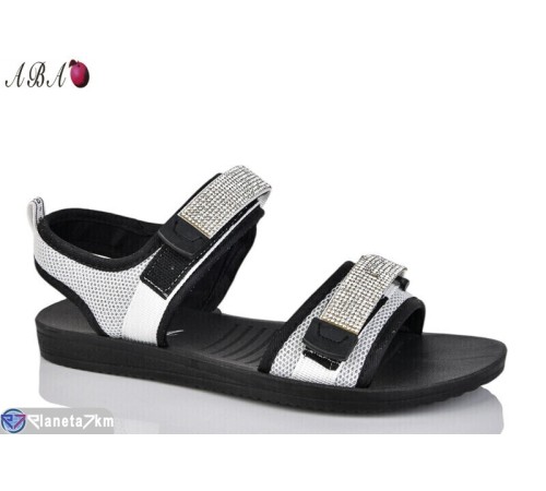 Босоніжки жіночі на літо (8 пар р.36-41) сірий  "Aba"