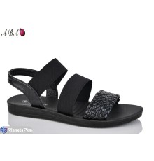 Босоніжки жіночі на літо (8 пар р.36-41) чорний  "Aba"