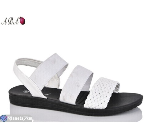 Босоніжки жіночі на літо (8 пар р.36-41) білий  "Aba"