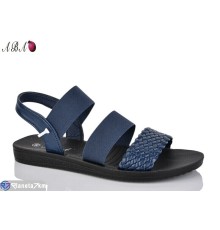 Босоніжки жіночі на літо (8 пар р.36-41) синій  "Aba"