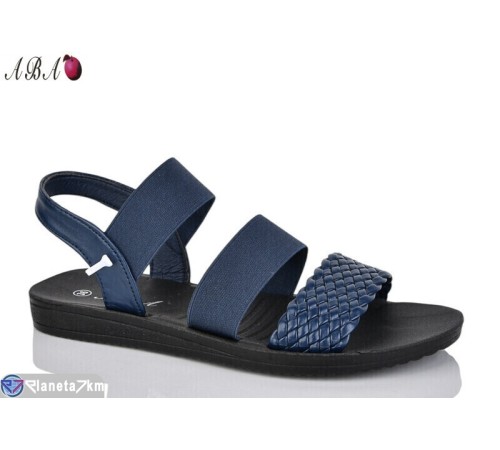 Босоніжки жіночі на літо (8 пар р.36-41) синій  "Aba"