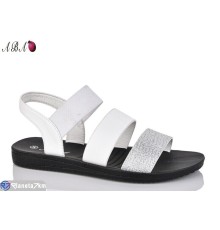 Босоніжки жіночі на літо (8 пар р.36-41) білий  "Aba"