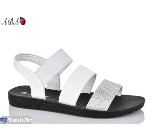 Босоніжки жіночі на літо (8 пар р.36-41) білий  "Aba"