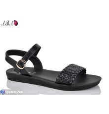 Босоніжки жіночі на літо (8 пар р.36-41) чорний  "Aba"