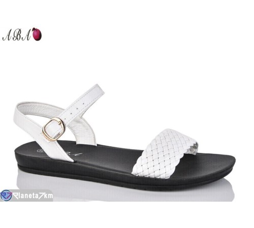 Босоніжки жіночі на літо (8 пар р.36-41) білий  "Aba"