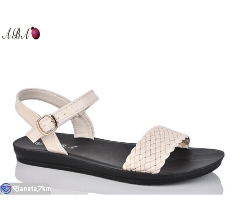 Босоніжки жіночі на літо (8 пар р.36-41) бежевий  "Aba"