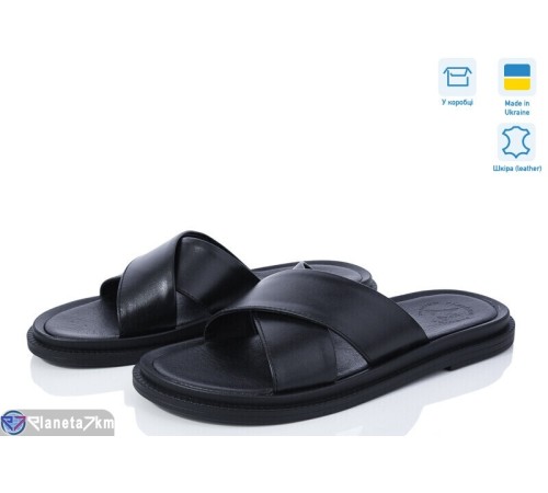 Шлепки жіночі на літо (6 пар р.36-40) чорний  "Linda"