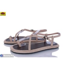 Босоніжки жіночі на літо (8 пар р.36-41) бежевий  "Mei De Li"