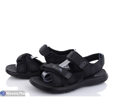 Сандалі чоловічі на літо (8 пар р.40-45) чорний  "Normashoes"