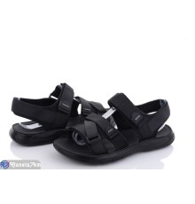 Сандалі чоловічі на літо (8 пар р.40-45) чорний  "Normashoes"