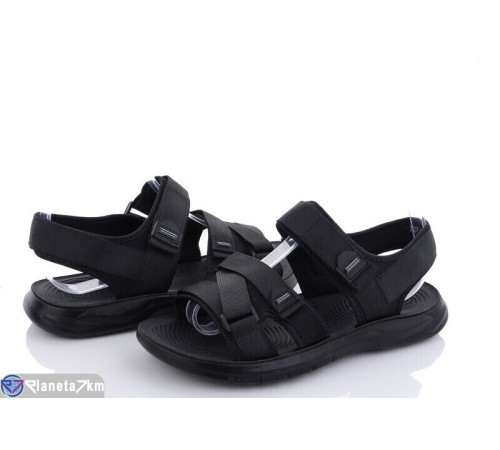 Сандалі чоловічі на літо (8 пар р.40-45) чорний  "Normashoes"