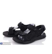 Сандалі чоловічі на літо (8 пар р.40-45) чорний  "Normashoes"