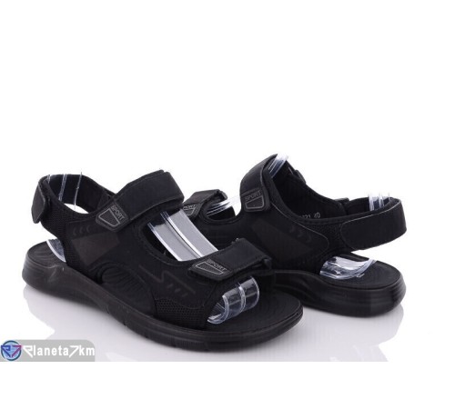 Сандалі чоловічі на літо (8 пар р.40-45) чорний  "Normashoes"