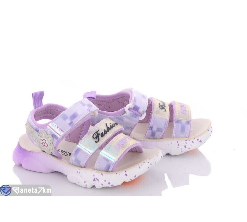 Дитячі босоніжки на літо (8 пар р.26-31) фіолетовий  "Normashoes"