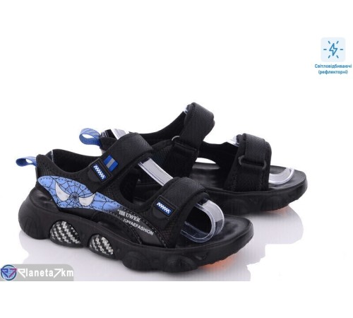 Сандалі дитячі на літо (6 пар р.32-37) чорний  "Normashoes"