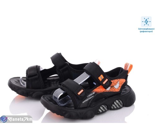 Сандалі дитячі на літо (6 пар р.32-37) чорний  "Normashoes"