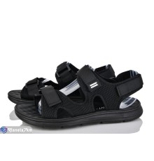 Сандалі чоловічі на літо (8 пар р.40-45) чорний  "Normashoes"