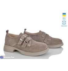 Туфлі жіночі на весну/осінь (6 пар р.36-40) коричневий  "Linda"