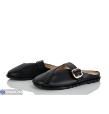 Шлепки жіночі на літо (8 пар р.36-41) чорний  "LOREDANA"