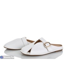 Шлепки жіночі на літо (8 пар р.36-41) білий  "LOREDANA"