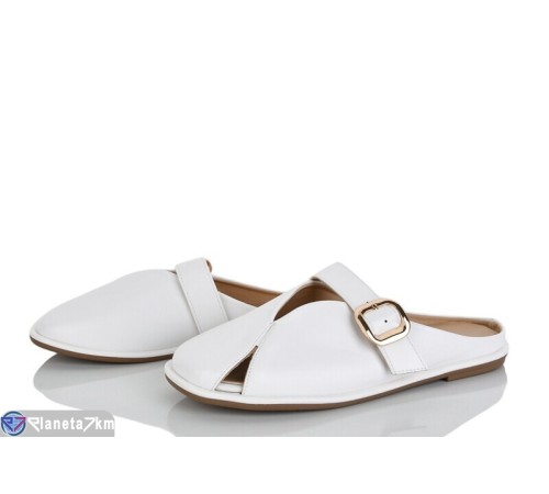 Шлепки жіночі на літо (8 пар р.36-41) білий  "LOREDANA"
