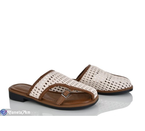 Шлепки жіночі на літо (8 пар р.36-41) бежевий  "LOREDANA"