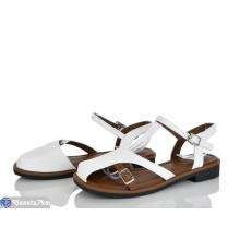 Босоніжки жіночі на літо (8 пар р.36-41) білий  "LOREDANA"