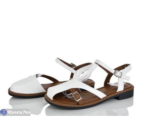 Босоніжки жіночі на літо (8 пар р.36-41) білий  "LOREDANA"