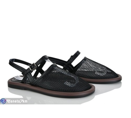 Босоніжки жіночі на літо (8 пар р.36-41) чорний  "LOREDANA"