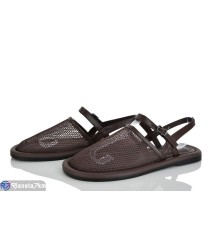 Босоніжки жіночі на літо (8 пар р.36-41) коричневий  "LOREDANA"