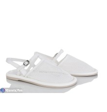 Босоніжки жіночі на літо (8 пар р.36-41) білий  "LOREDANA"