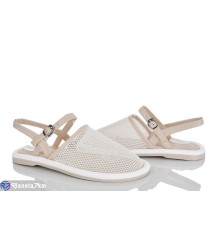 Босоніжки жіночі на літо (8 пар р.36-41) бежевий  "LOREDANA"