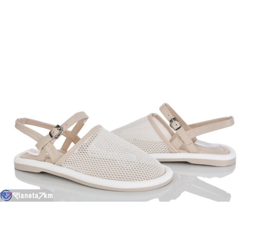 Босоніжки жіночі на літо (8 пар р.36-41) бежевий  "LOREDANA"