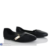 Балетки жіночі на літо (8 пар р.36-41) чорний  "LOREDANA"