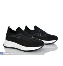 Кросівки жіночі на літо (8 пар р.36-40) чорний  "LOREDANA"