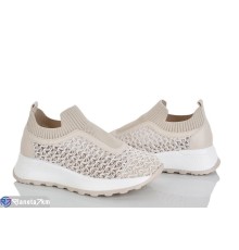 Кросівки жіночі на літо (8 пар р.36-40) бежевий  "LOREDANA"