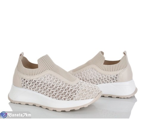 Кросівки жіночі на літо (8 пар р.36-40) бежевий  "LOREDANA"