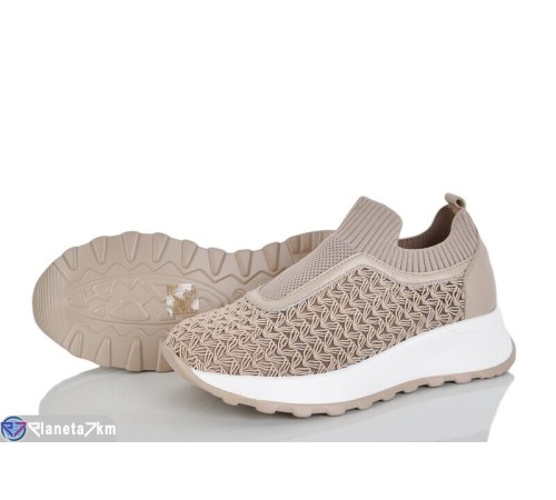 Кросівки жіночі на літо (8 пар р.36-40) бежевий  "LOREDANA"