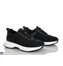 Кросівки жіночі на літо (8 пар р.36-40) чорний  "LOREDANA"