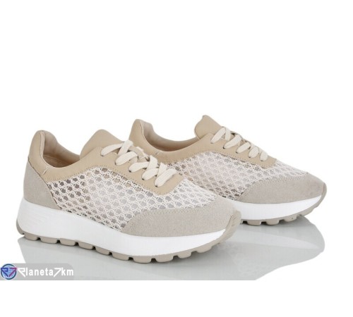 Кросівки жіночі на літо (8 пар р.36-40) бежевий  "LOREDANA"