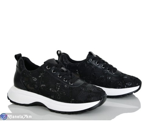 Кросівки жіночі на літо (8 пар р.36-40) чорний  "LOREDANA"