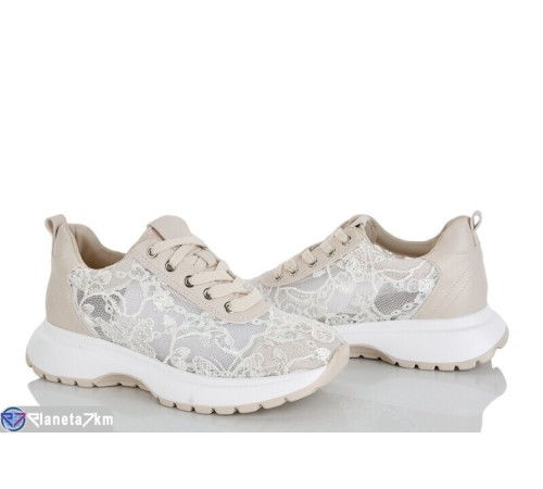 Кросівки жіночі на літо (8 пар р.36-40) бежевий  "LOREDANA"