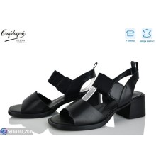 Босоніжки жіночі на літо (8 пар р.36-41) чорний  "Dageni"