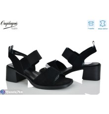 Босоніжки жіночі на літо (8 пар р.36-41) чорний  "Dageni"